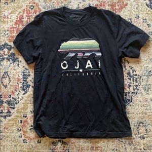 Ojai CA black tee